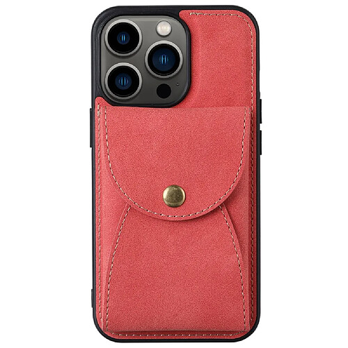 Coque en TPU + PU VILI antichoc, détachable 2-en-1, magnétique rouge pour votre iPhone 13 Pro Max 6.7 pouces