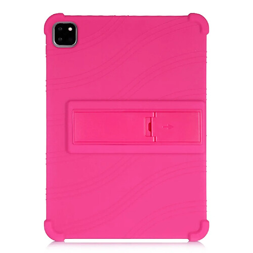 Coque en silicone Souple avec béquille rose pour votre Apple iPad Pro 11 pouces (2020)/(2018)/Air (2020)