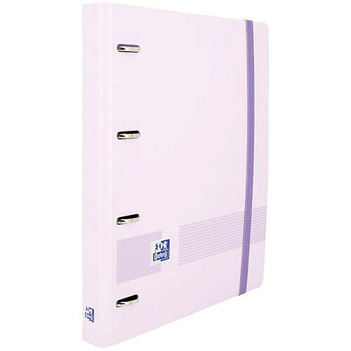 Reliure à anneaux Oxford Europeanbinder Polyfoam A4 Mauve