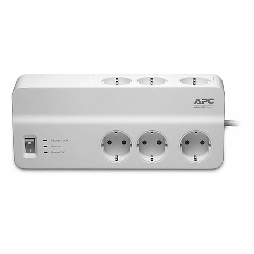 Multiprise 6 Prises avec Interrupteur APC PM6-GR