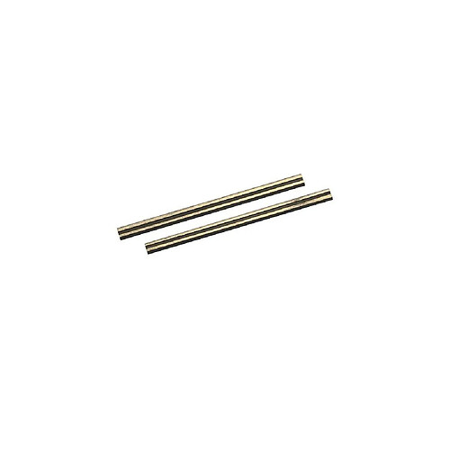 2 fers de rabot carbure de tungstène 80 x 5,5 x 1,1 mm - 273237 - Silverline