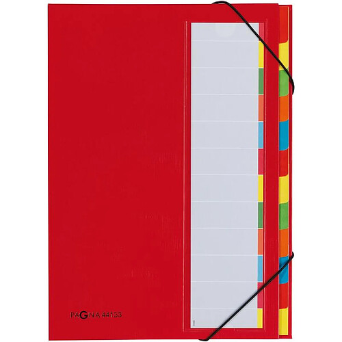 PAGNA trieur DESKORGANIZER Color, 12 poches, rouge ()