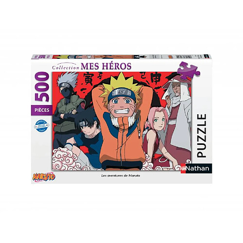 Nathan Puzzle 500p les aventures de naruto