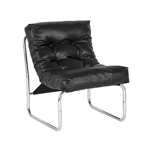 Kokoon Design Fauteuil lounge Boudoir noir.