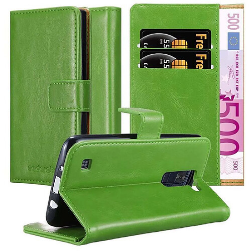 Cadorabo Coque LG K8 2016 Etui en Vert