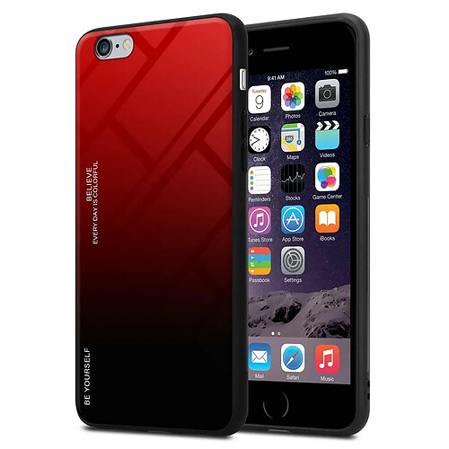 Cadorabo Coque iPhone 6 PLUS / 6S PLUS Etui en Rouge