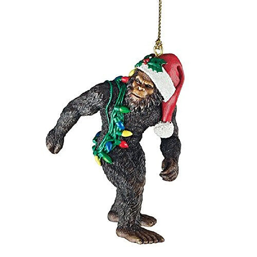 Design Toscano Objet décoratif pour les fêtes Bigfoot le Yéti de noël DB383084 Multicolore 2,5 x 5 x 7,5 cm