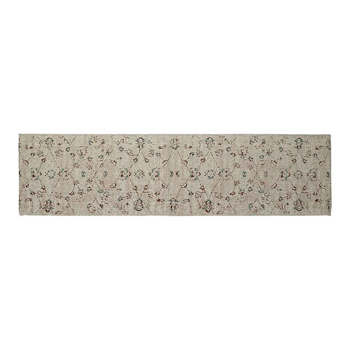 Tapis DKD Home Decor Beige Coton (60 x 240 x 1 cm)