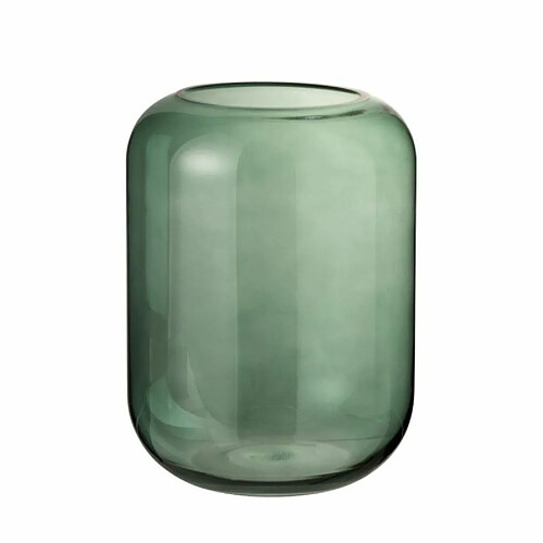 Paris Prix Vase Déco en Verre Cylindre 29cm Vert