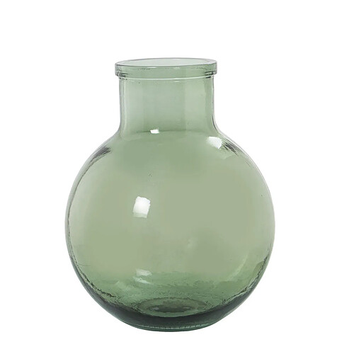 Vase en Verre Recyclé Alexandra House Living Vert Verre 23 x 22 x 31 cm