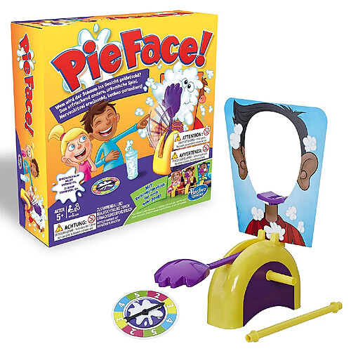 Hasbro Spiele E2762100 Pie Face Refresh, Partyspiel