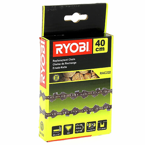 RYOBI Chaine 40cm 16" 56 maillons pour Tronconneuse