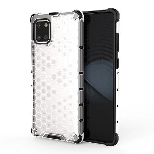 Wewoo Coque Pour Galaxy Note 10 Lite Shockproof Honeycomb PC + TPU Housse de protection Blanc