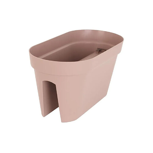 ARTEVASI Jardiniere pour balcon Capri - 30 x 60 x H 30 cm - 26,8 L - Gris taupe