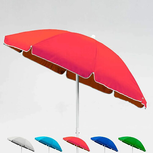 Beachline Parasol de plage 2 mètre pour mer et jardin Capri, Couleur: Orange