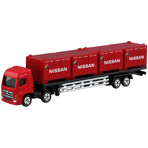 Universal Remorque/Nissan Modèle de moulage sous pression Modèle de camion Voiture Jouet Cadeau Garçon et fille Enfants | Voiture jouet moulé sous pression(Rouge)