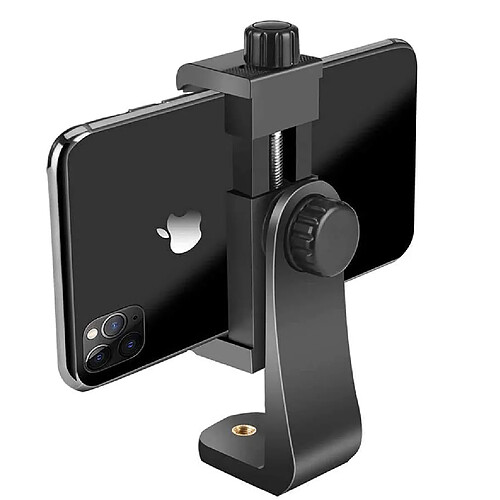 Adaptateur universel pour trépied pour téléphone portable Support pour smartphone Compatible avec trépied trépied selfie stick monopode avec tête de vis standard, pour iPhone Samsung Huawei etc.