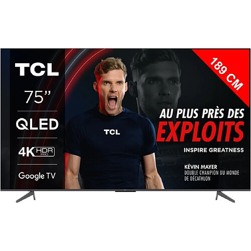 TCL TV QLED 4K 189 cm 75QLED770 Google TV