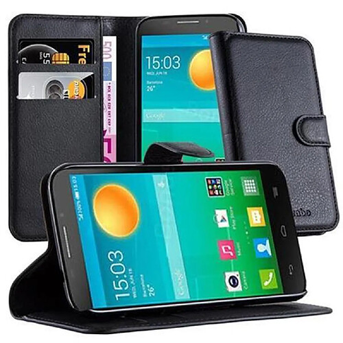 Cadorabo Coque Alcatel OneTouch POP S7 Etui en Noir