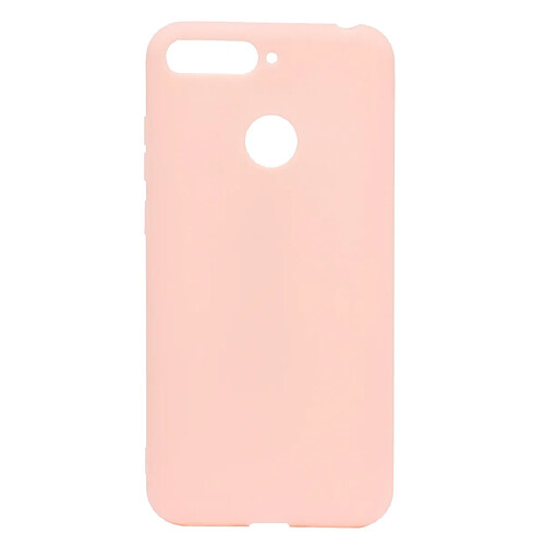 Wewoo Coque Souple Pour Huawei Honor 7C Candy Color TPU Case Rose