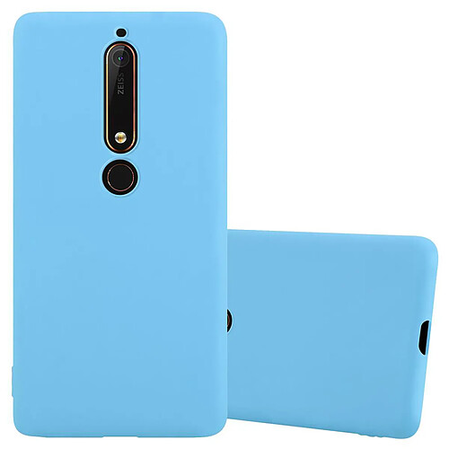 Cadorabo Coque Nokia 6,1 Etui en Bleu