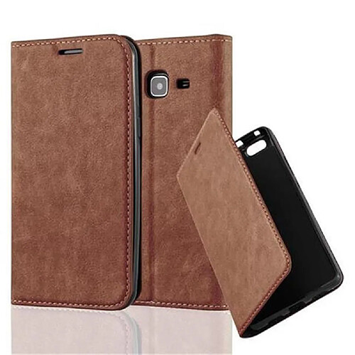 Cadorabo Coque Samsung Galaxy J3 2016 Etui en Brun