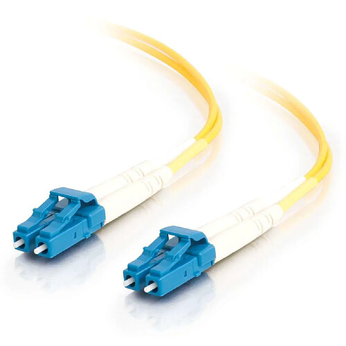 Cables To Go C2G 85605 câble de fibre optique 2 m OFNR LC Jaune