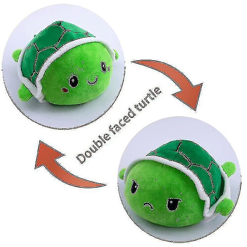 Universal Peluche tortue réversible, double face retournée petite farce