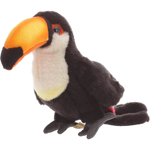 WWF peluche Oiseau Tropical de 18 cm jaune blanc noir