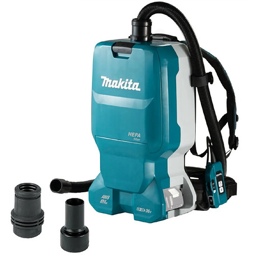 Makita - Aspirateur à dos à batterie 2x18V Li-Ion 6L sans batterie ni chargeur - DVC665ZU