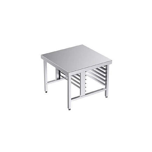 Table de Support pour Four avec 6 glissières Capacité 600 x 400 mm - Distform