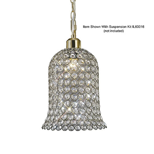 Inspired Crystal Bell SHADE ONLY Laiton