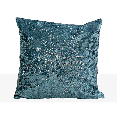 Coussin Romimex Bleu 45 x 45 x 10 cm