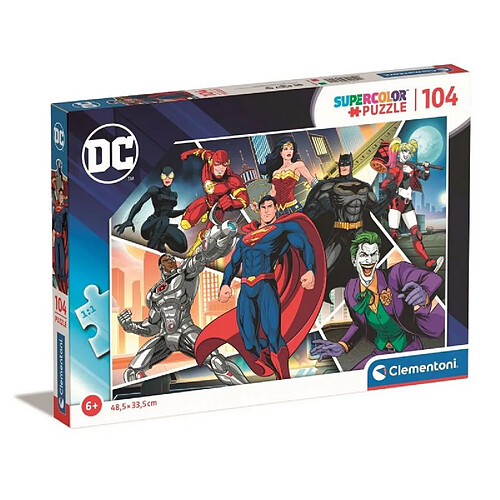 Clementoni Puzzle 104 elements Super Color DC Comics