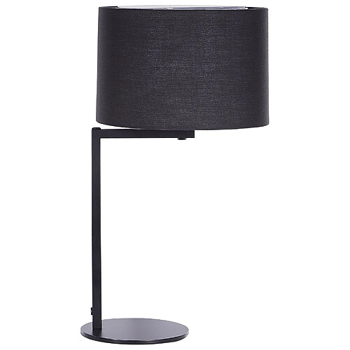 Beliani Lampe à poser BALDWIN Métal Noir