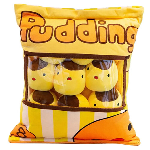 Universal Pudding un sac de 8 collations pudding sac à glissière doux et mignon animal oreiller en peluche poupée jouet dessin animé créatif enfant oreiller en peluche jouet | oreiller de luxe