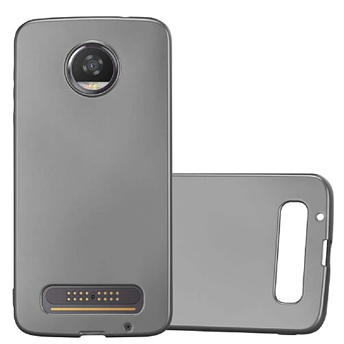 Cadorabo Coque Motorola MOTO Z2 Etui en Gris