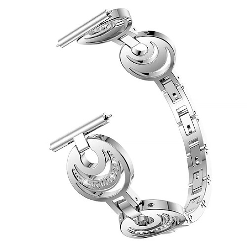 Bracelet en métal Alliage de 22 mm de forme créative argent pour votre Huawei Watch GT2e/GT2 46mm