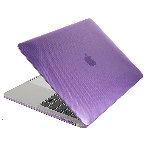 Coque en TPU anti-rayures, motif à pois violet pour votre MacBook Pro 13-pouces A1708/A1706/A1989/A2159/A2251/A2289/A2338