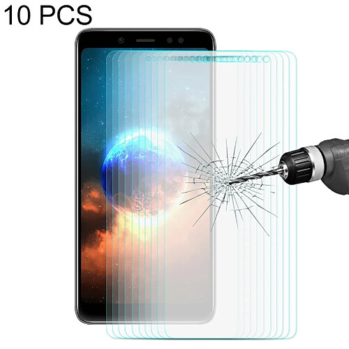 Wewoo Verre trempé 10 PCS Chapeau-Prince pour Xiaomi Redmi Note 5 Pro 0.26mm 9 H Dureté 2.5D Courbe Cintrée Film D'écran En