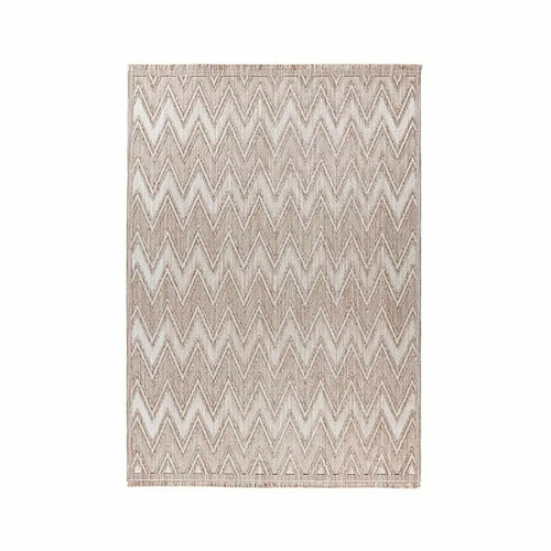 Paris Prix Tapis Tissé Ethnique à Poils Courts Sarai Beige 160 x 230 cm