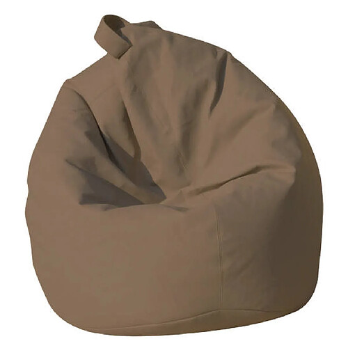 Alter Pouf élégant, couleur beige, Dimensions 80 x 120 x 80 cm