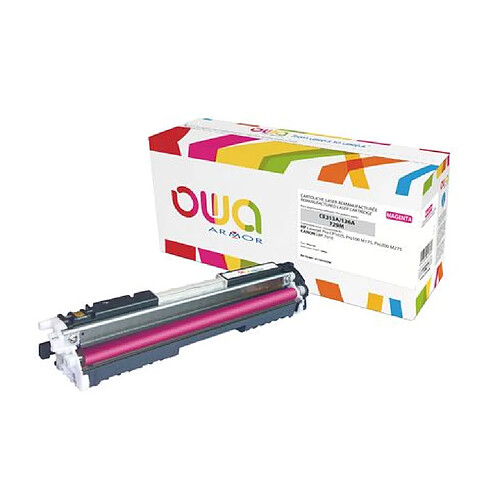 Armor Toner Owa compatible HP 126A-CE313A magenta pour imprimante laser