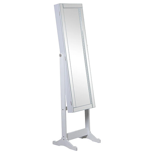 Miroir sur pied Alexandra House Living Blanc 46 x 36 x 158 cm