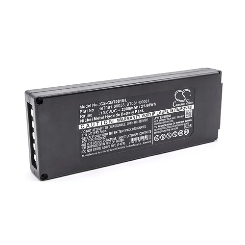 vhbw NiMH batterie 2000mAh (10.8V) pour télécommande Remote Control comme Cattron-Theimeg BT081-00053