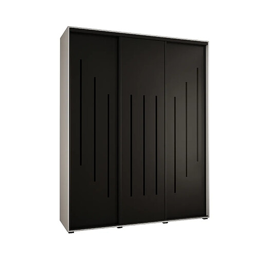 Abiks Meble Armoire DAVOS 8 À Portes Coulissantes 235,2/200/45 3 Portes