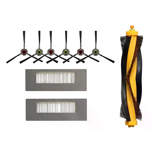 Kit de filtre de brosse latérale principale pour aspirateur Ecovacs Deebot Ozmo 900 DN5G, pièces détachées