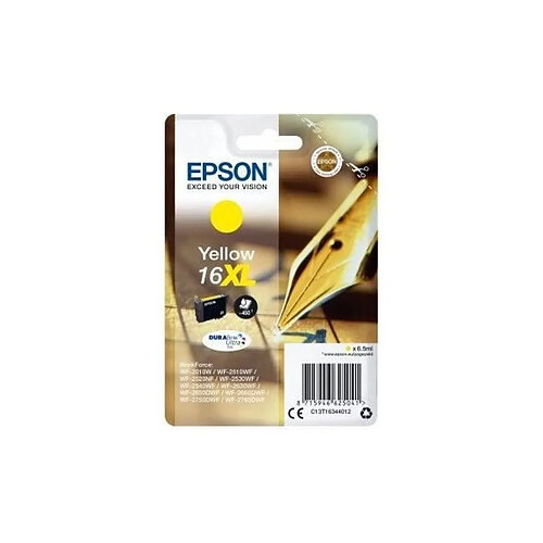 Cartouche d'Encre - Imprimante EPSON 16 XL Jaune - Plume (C13T16344022)