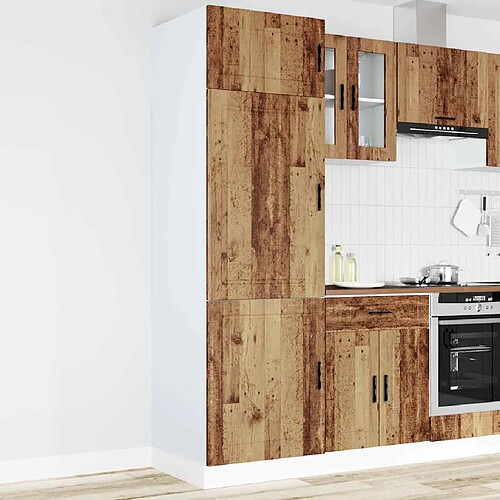 vidaXL Armoire de cuisine Porto vieux bois bois d'ingénierie