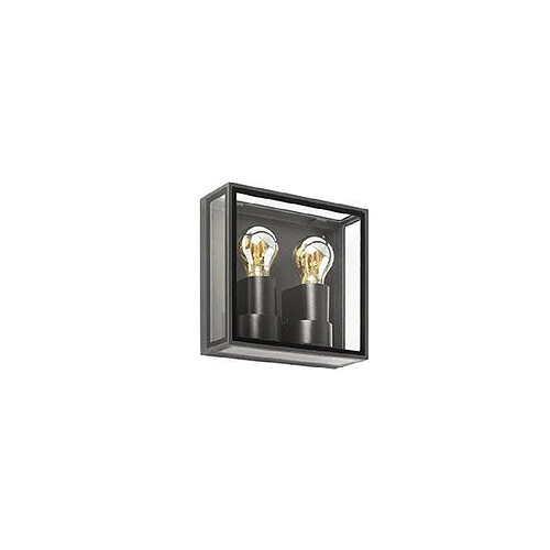 faro Applique murale Pomo 2 ampoules Gris foncé